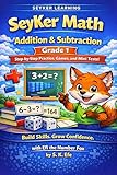 SeyKer Math: Addition & Subtraction Grade 1: Step-by-Step Practice, Games, and Mini Tests! (German Edition)
