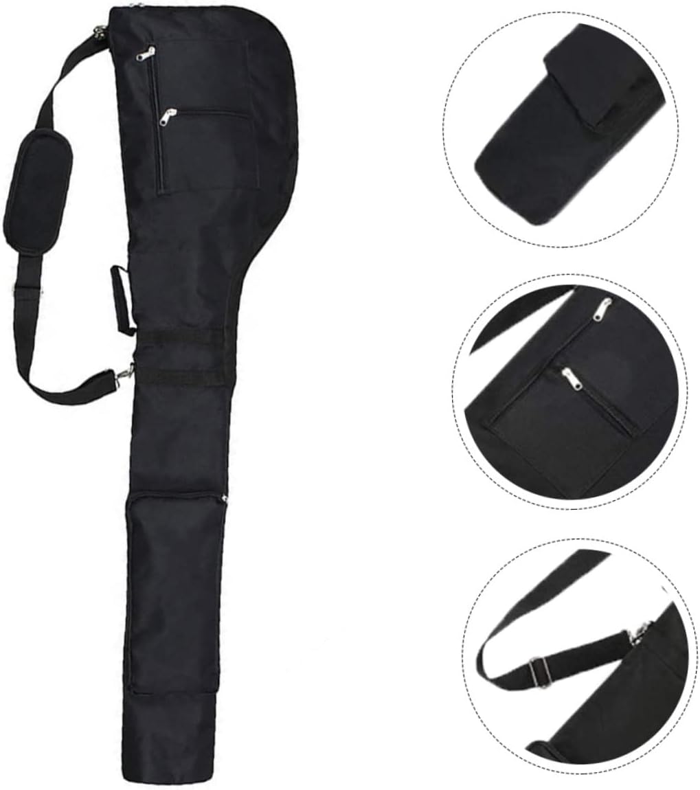 YARNOW Golf Club Holder Bag Reusable Golfing Bag Easy Zipper Pull Golf Accessories for Men for Golfers
