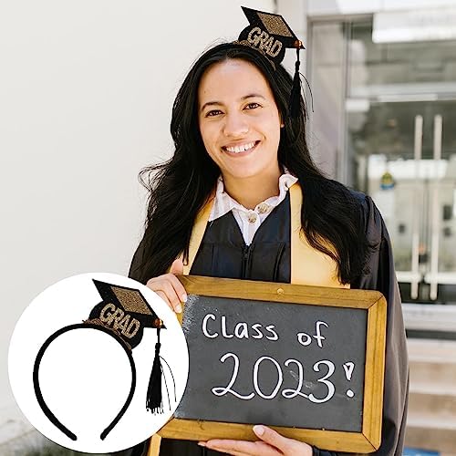 Oarkive Graduation Cap Headband Graduation Hat Graduation