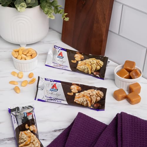 Atkins 705405 Peanut Caramel Cluster Bar, Dessert Favorite, High In Fiber, 3G Net Carb thumb #4