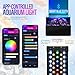 Gamalta 26W Smart Bluetooth App-Controlled Aquarium Light - Customizable Light Colors,Timeable,24/7 User-Defined Sunrise/Sunset Simulation,Tropical Lighting Mode,Suitable for 30-36