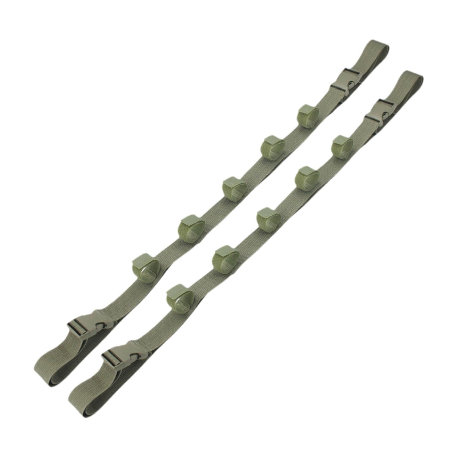 RNXRZANK 2Pcs Fishing Rod Carrier Straps for Vehicle Easy Installation for Travel, Green