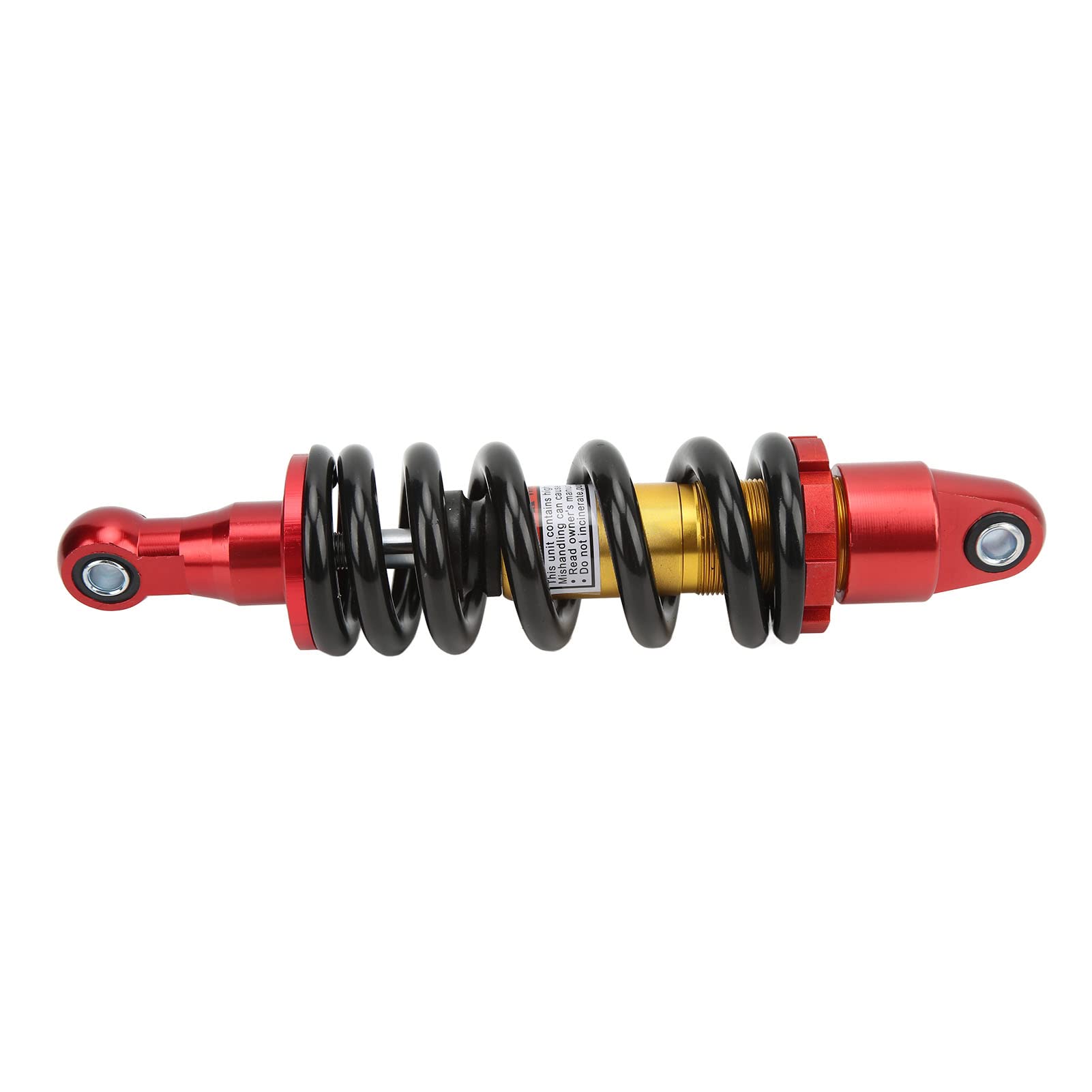 Tissting Amortisseur Arrière de Moto 270mm 980 Lbs 10mm Trou Universel Amortissement Suspension Amortisseur à Ressort Réglable pour 70cc 90cc 110cc 125cc 150cc Dirt Pit Bike, ATV
