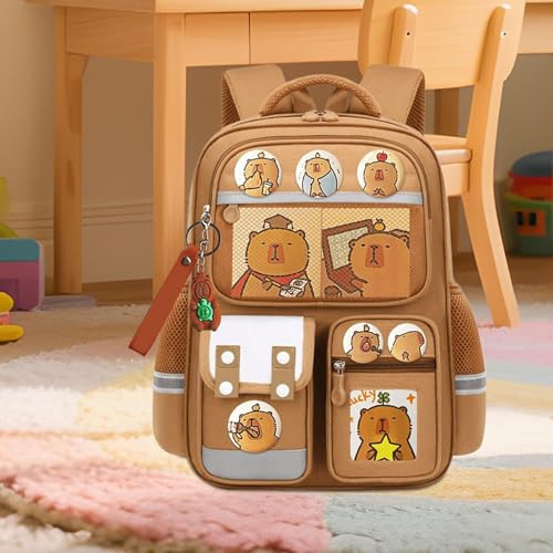 Sac à dos Capybara pour ordinateur portable au lycée et en weekend - 7