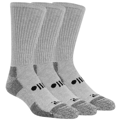 Jeep Men's Classic Cotton Socks - 3 Pair Pack - Moisture Wicking and Cushioned Comfort