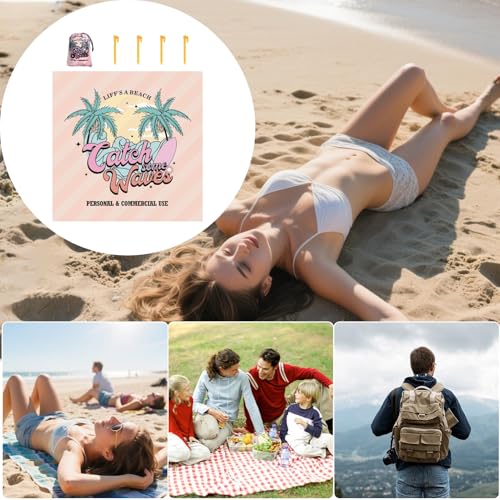 Couverture de pique-nique anti-sable pour protéger les enfants à la plage