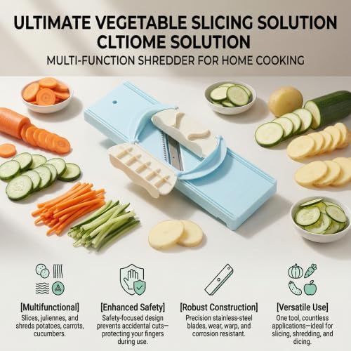 Cortadora de Verduras Manual de Plástico y Acero miniatura 3