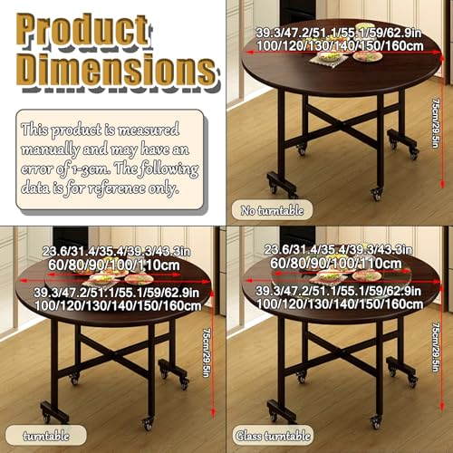 Table à manger compacte montage facile et rapide avec niches de rangement - 3