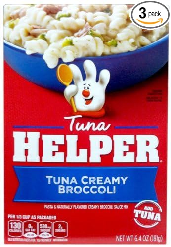 TUNA CREAMY BROCCOLI Tuna Helper 6.4oz (3 Pack) by Betty Crocker