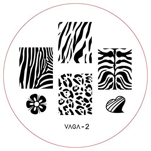 CH2 Professional Nail Art Salon Quality Stamp Template/Stamping Stencil/Image Plate With New Designs By VAGA