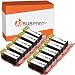 Produktbild Bubprint Kompatibel 10 Druckerpatronen als Ersatz für Canon PGI-525PGBK PGI 525BK für Pixma IP4850 IP4950 IX6550 MG5150 MG5250 MG5350 MG6150 MG6250 MG8150 MG8250
