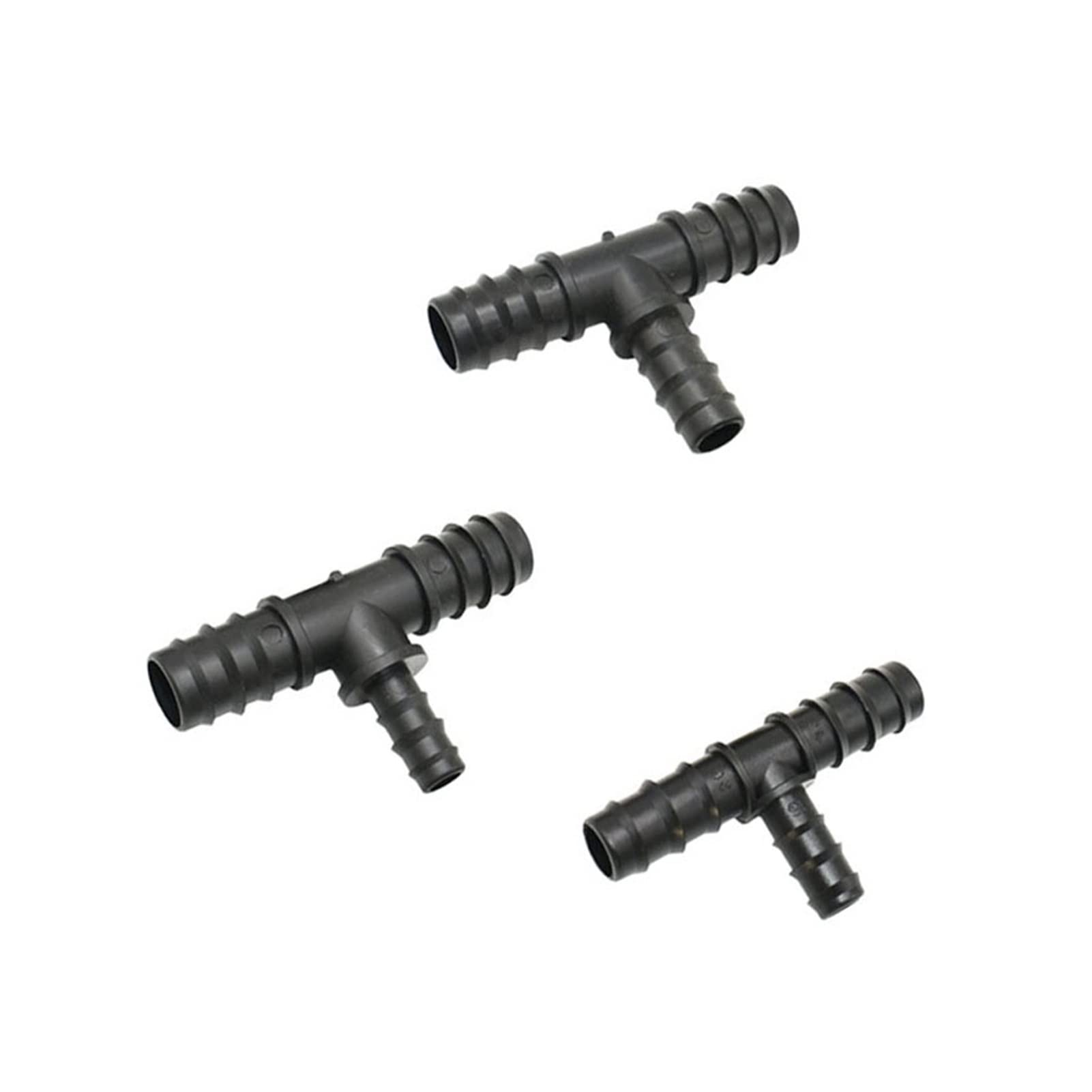 Conector de Grifo de Manguera de jardín 30 Piezas de en Forma de T 25 mm a 20 mm a 16 mm Reductor de Manguera de jardín tee Conector de tee Barb 1"3/4" 1/2"MANIFOLUCIÓN DE tee