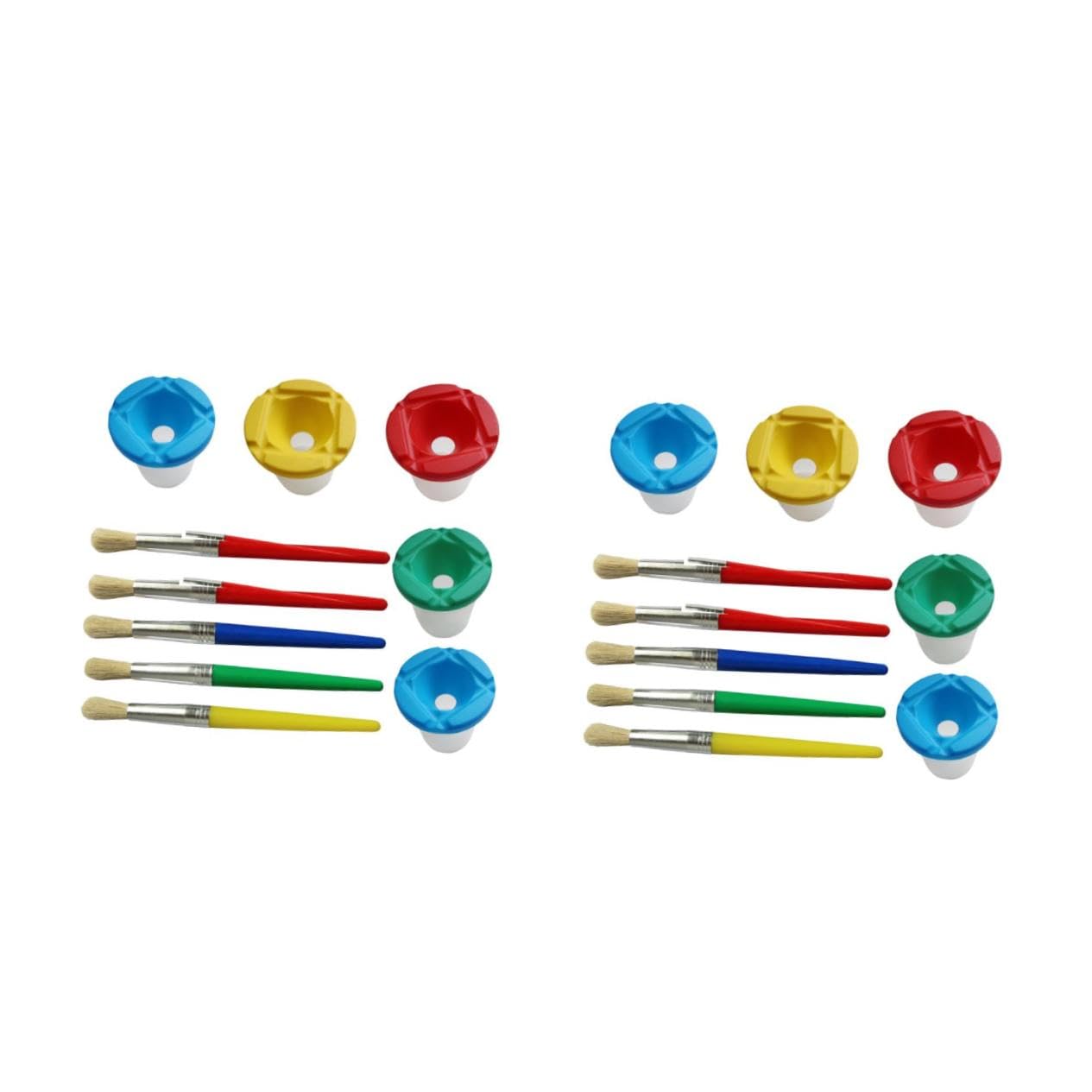 Abaodam 10sätze Pigment Farbset Für Teiliges Mit Auslaufsicheren Malbechern Und Pinseln Für Kreative Aktivitäten Für Kunstprojekte Und Graffiti Farben Zufällig