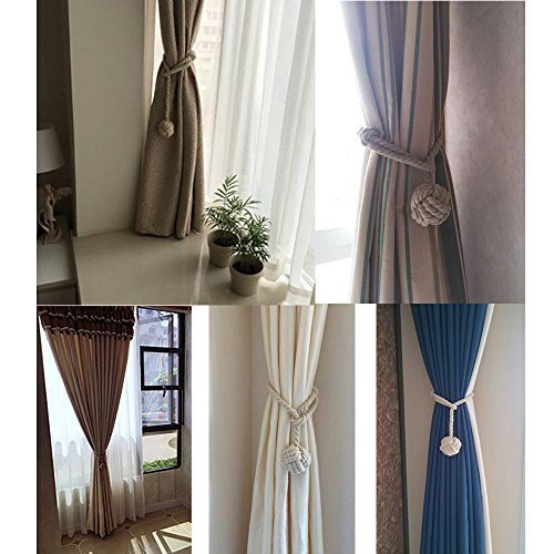 Vankra - Coppia di fermatende con nappa, fatti a