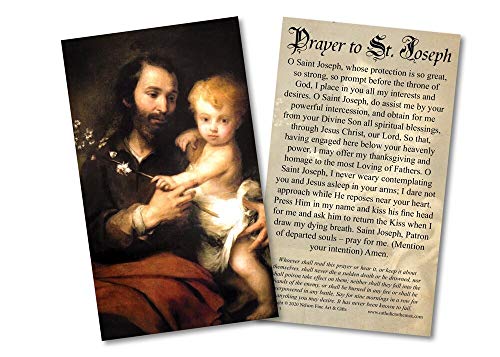 Unfailing Novena to St. Joseph Holy Card Paper Pack of 50