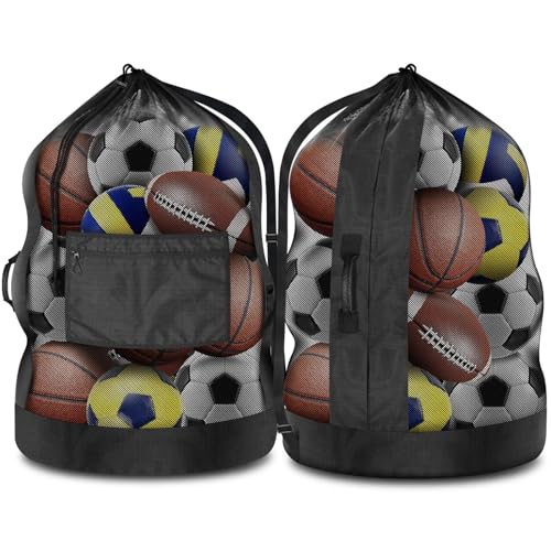 BROTOU Extra Large Sports Ball Bag, Upgrade Thicken Ball Bags for Coaches
