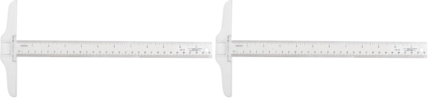 Westcott ‎JR-12 Small Plastic T-Square for Drawing, DIY, Crafts, 12In/30cm image 3
