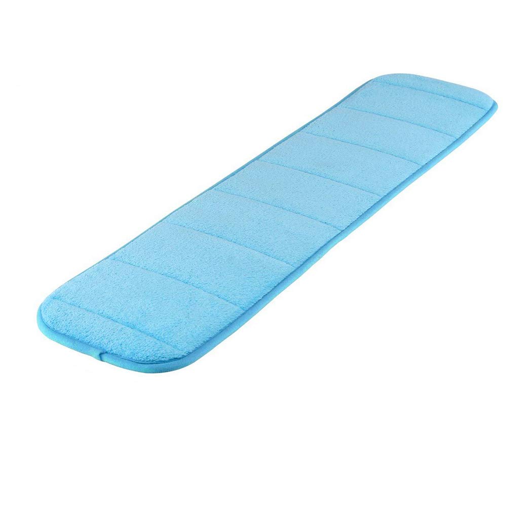 Upgraded Computer Wrist Elbow Pad, Creatiee Premium Memory Cotton Desktop Keyboard Arm Rest Support Mat for Office Desktop Working Gaming - Less Elbow Pain(Long-sized, 7.9 x 31.5 inch) (Blue)