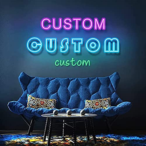 OZZEGCOO LED Custom Neon Sign Neon Art Decorative LightsNeon Sign Shaped Decor Light Led Neon Sign Wall Light for Home Kids Room Bar Birthday Party Christmas Wedding Decor