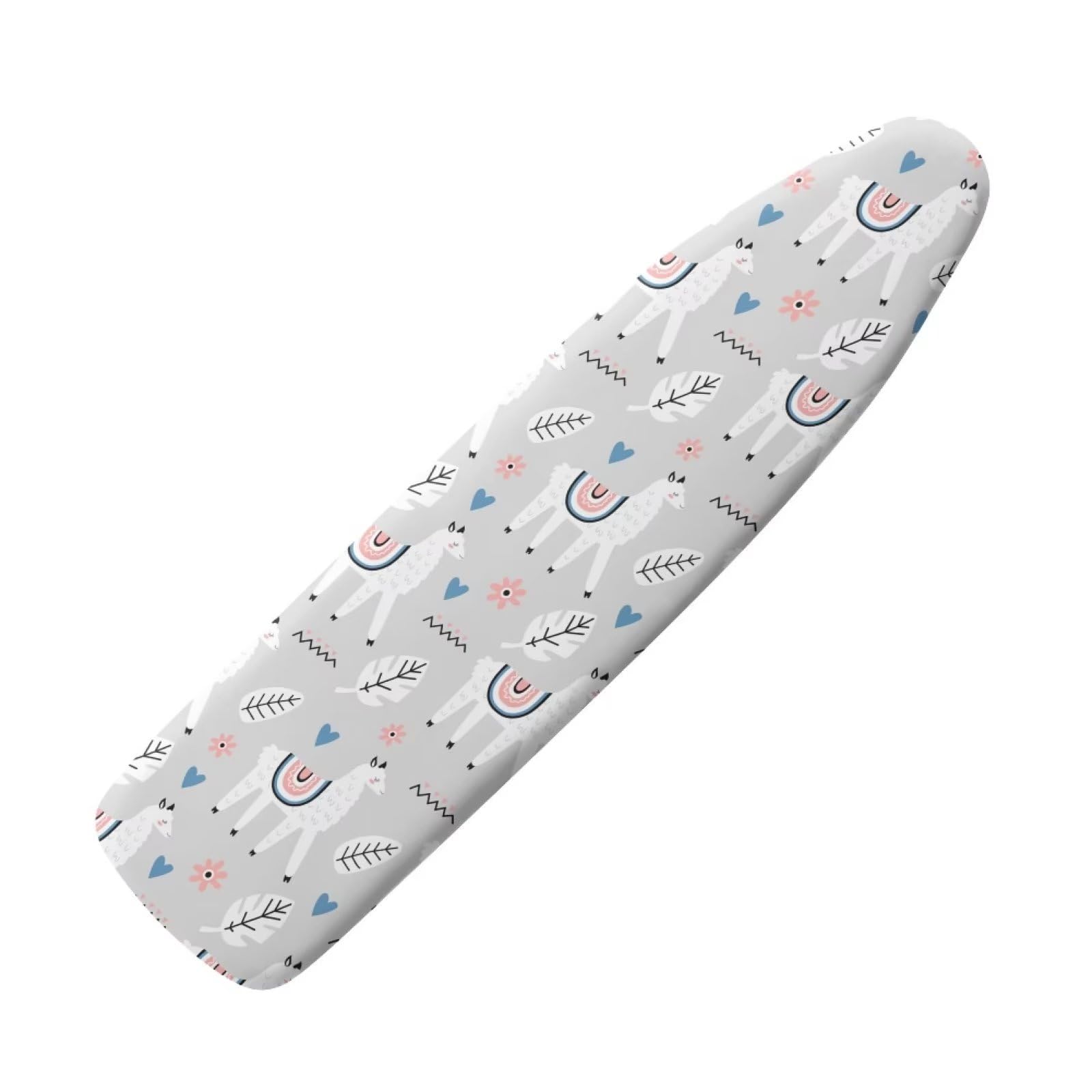 Darisoco Alpaca Llama Ironing Board Cover with Scorch and Stain Resistant Thick Padding and Elasticized Edge Ironing Board Covers Protective Scorch Soft Fabric