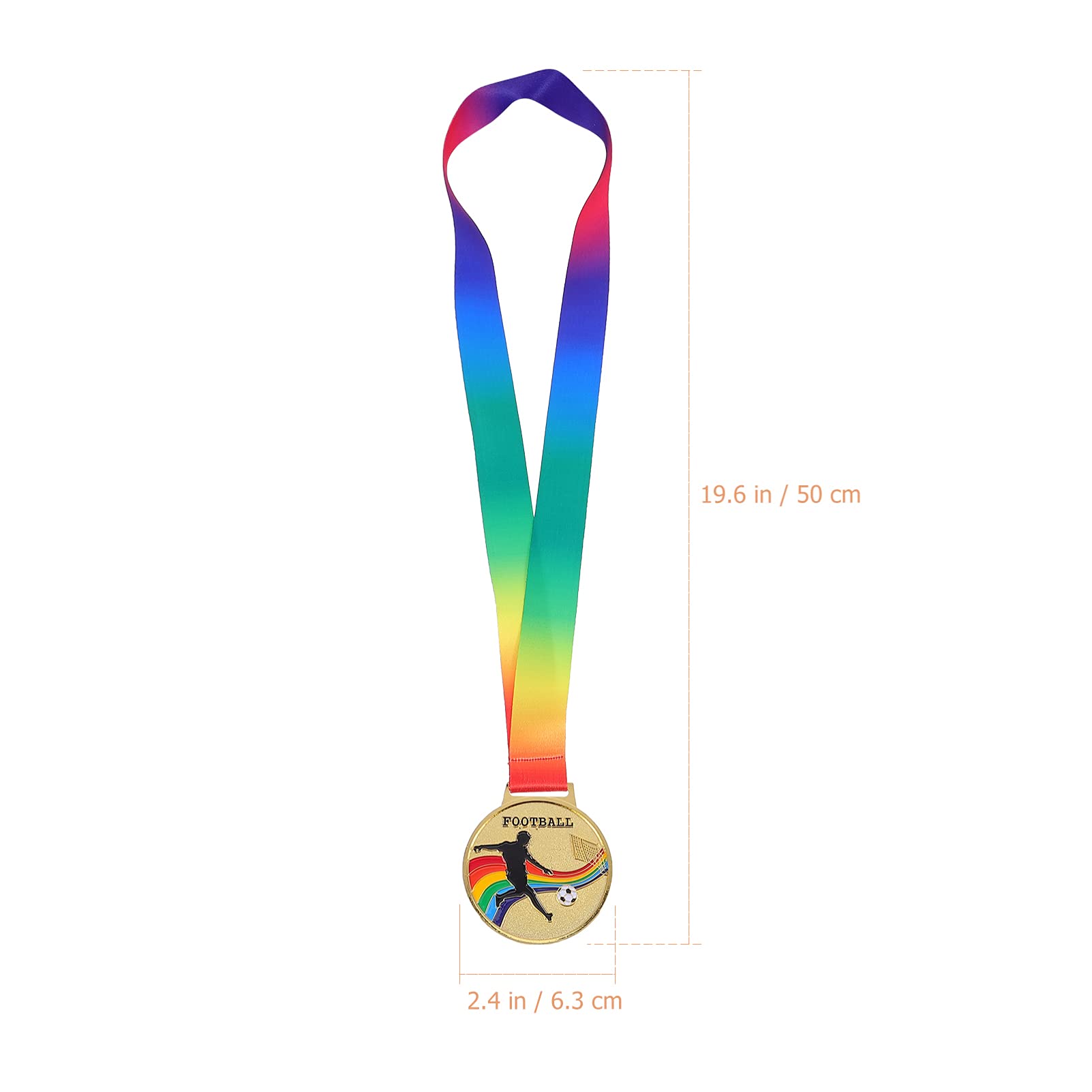 STOBOK 6piezas Medallas De Competición De Fútbol Medallas para Eventos Deportivos Premios para Fiestas y Infantiles