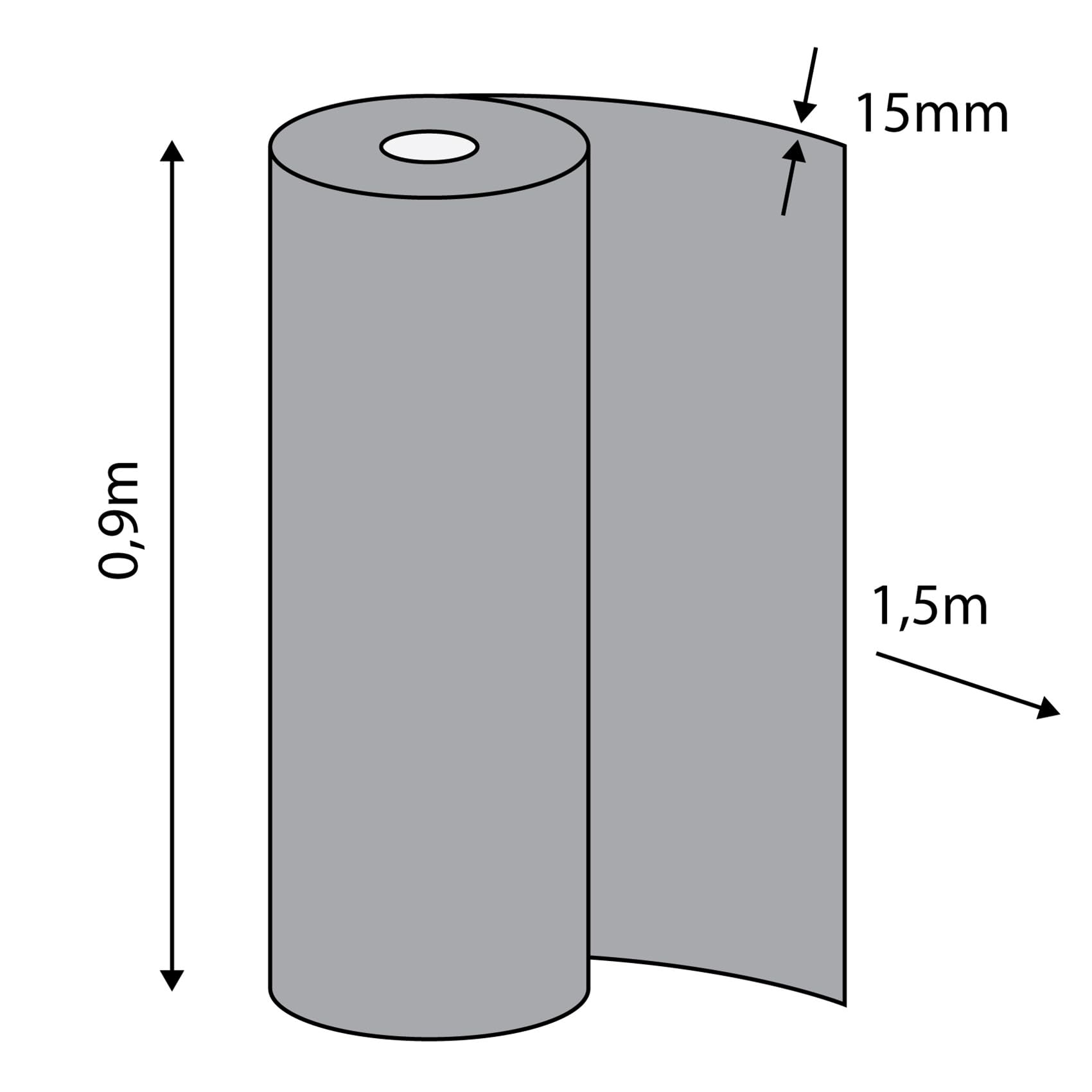 Anti-Ermüdungsmatte Arbeitsplatzmatte Bubble rutschfest ergonomische Stehmatte Noppen Gummimatte Meterware für Steharbeitsplätze Jumba 400 x 90 cm