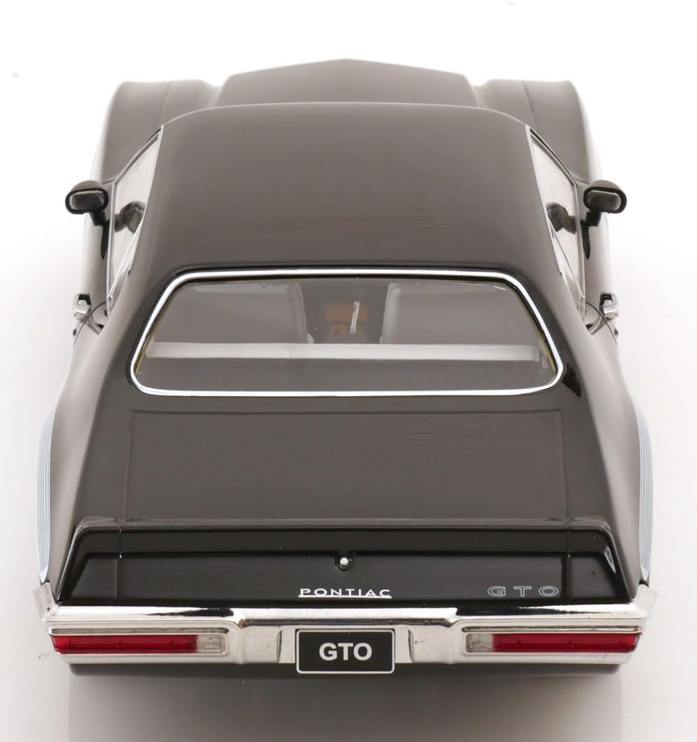 KK Scale KKDC181351 - Pontiac Lemans GTO Black 1972 - 1/18 Scale - Miniature Collectible Car