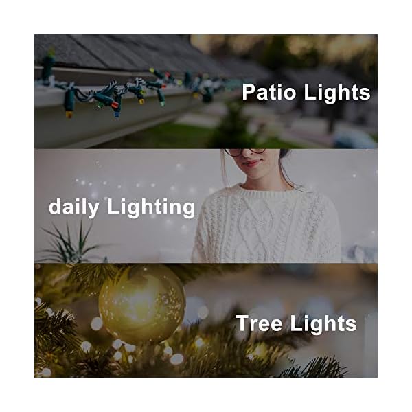 Holiday light clips christmas light clips outdoor hang gutter hooks for christmas decoration string lights weatherproof outdoor lights clips for halloween xmas(100 pieces) - image 6