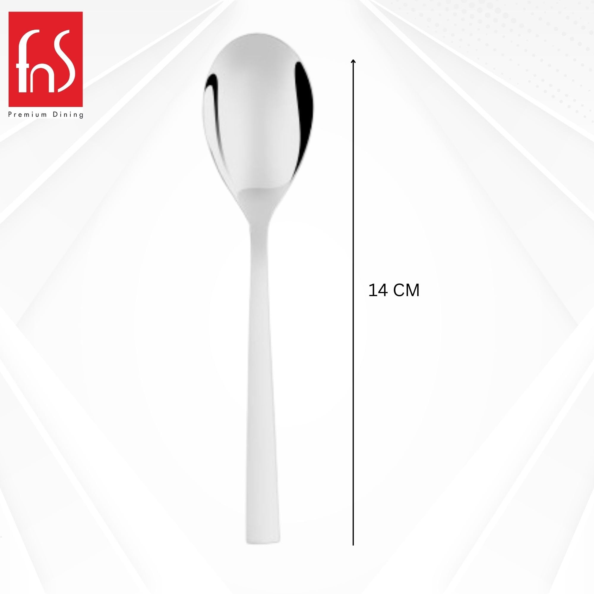 Montavo by FnS 6 Pieces Stainless Steel Tea Spoon Set for Tea, Coffee, Sugar & Spices, Small Spoons | Premium Cutlery | Dishwasher Safe Tableware, Home, Kitchen, Dining & Gifting (Trendz Design) 1