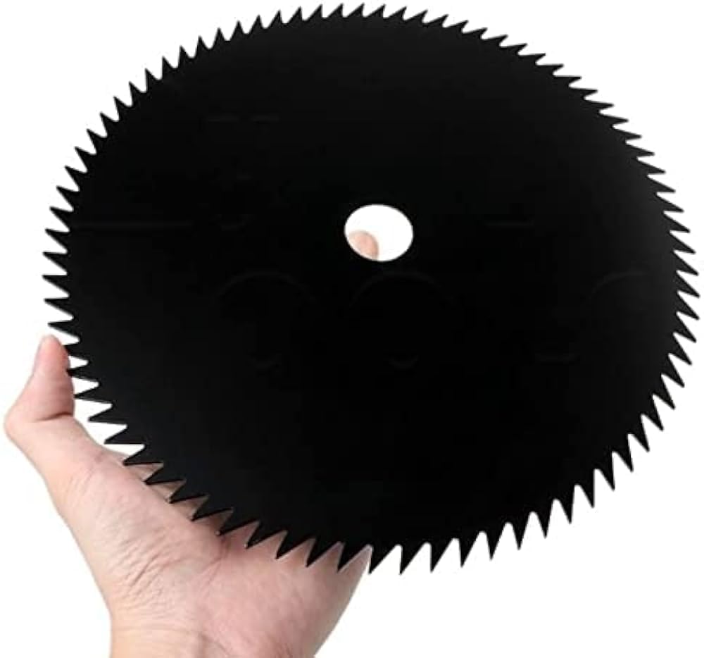 40 Teeth Metal Black Blade for Brush Cutter, 40T SIZE of Product 20x20x1cm, wt -350gr Compatible for Brush Cutter Grass Cutter and Lown Mover Blade-image-21