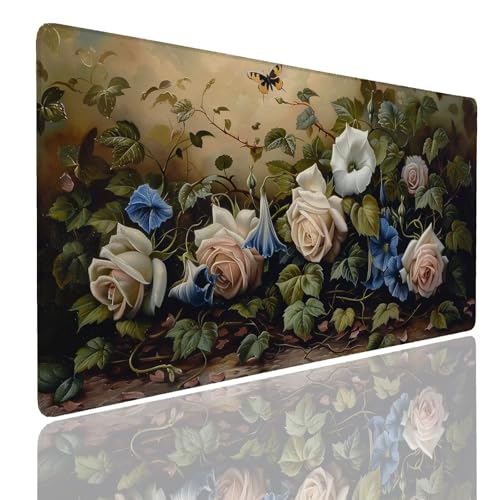 Grand épais mousepad 800x400x4mm antidérapant pour setup de bureau