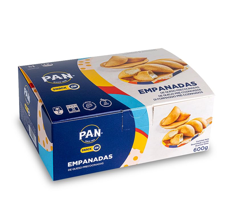 Empanadas de Queso Precocidas congeladas - 12 unidades, 600 gramos