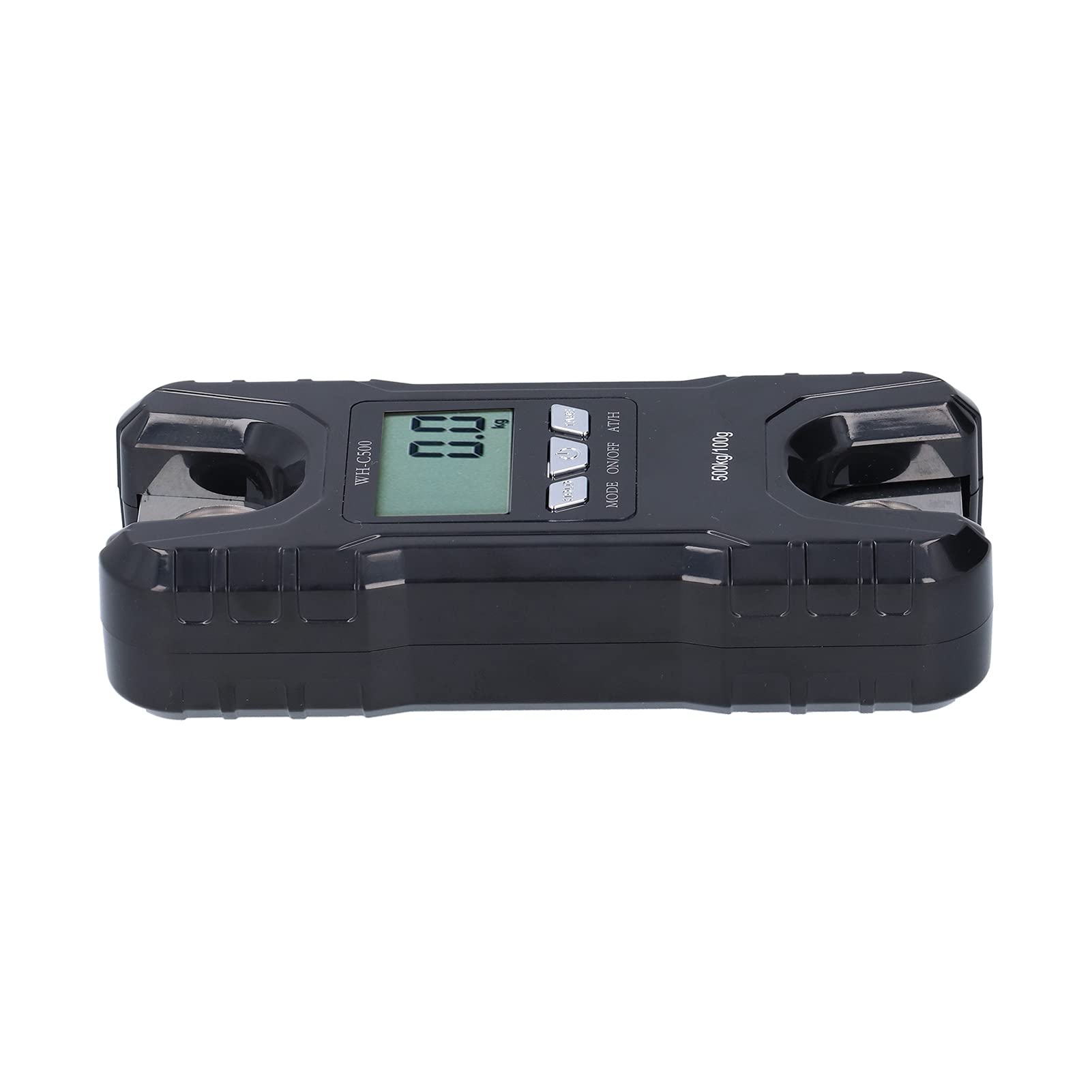 Cyfrowa Waga Wisząca z Wyświetlaczem LCD, PrzenośNa 500 Kg / 1000 Funtów Heavy Duty Mini Waga Dźwigowa do Polowania Na farmę Wędkarstwo Na Zewnątrz Pomarańczowy, Oszczędność