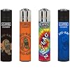 Clipper Lighter 4 Pack (Zig Tye Dye)