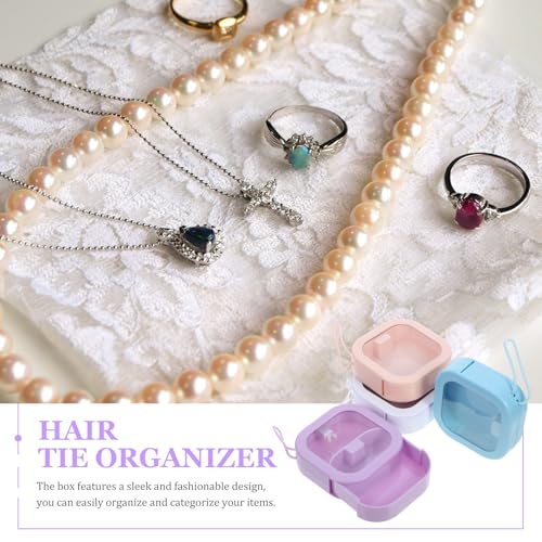 Organizador de accesorios de cabello portátil con cordón para colgar en tus viajes 8
