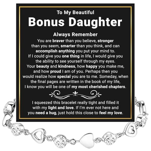 To My Bonus Daughter Heart �u���X���b�g �M�t�g Step Mom Dad ����̔������{�[�i�X ���W���G���[ ���b�Z�[�W�J�[�h�ƃ{�b�N�X�̈Ӗ� �N���X�}�X ���� �a�����v���[���g �`���̖��ւ̃u���X���b�g, Bonus Daug