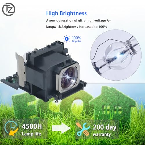 Image of ET-LAV400 Replacement Projector Lamp Bulb for Panasonic PT-VX600 VW540 VW545N PT-VZ580U PT-VZ585N PT-VZ580 PT-VZ575N PT-VZ570 PT-VZ585NU PT-VX610 PT-VX610U PT-VX600U PT-VX605N PT-VW530 PT-VW540