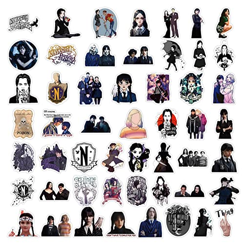100 Piezas Divertidas De Miércoles Addams, Regalo Para Niños, Adolescentes, Adultos, Niños,...
