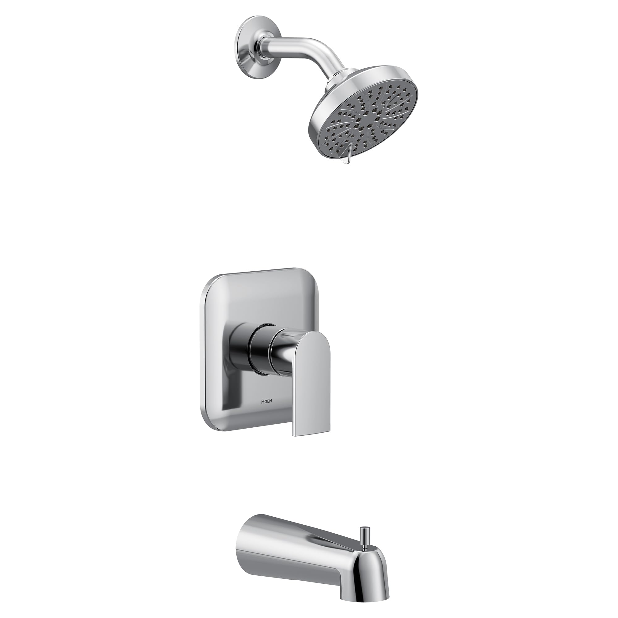 Mitigeur de douche Moen Genta M-CORE en chrome avec valve haut de gamme