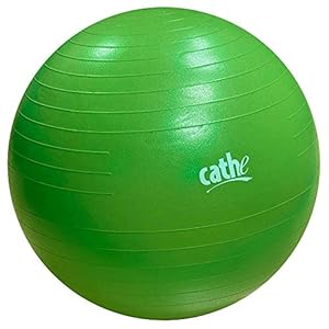 Cathe 65 cm Anti-Burst Stability & Exercise Ball – Perfect for Pilates, Yoga, Abdominal Core Training and Hundreds of Strength Training Exercises