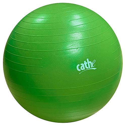 Cathe 65 cm Anti-Burst Stability & Exercise Ball – Perfect for Pilates, Yoga, Abdominal Core Training and Hundreds of Strength Training Exercises