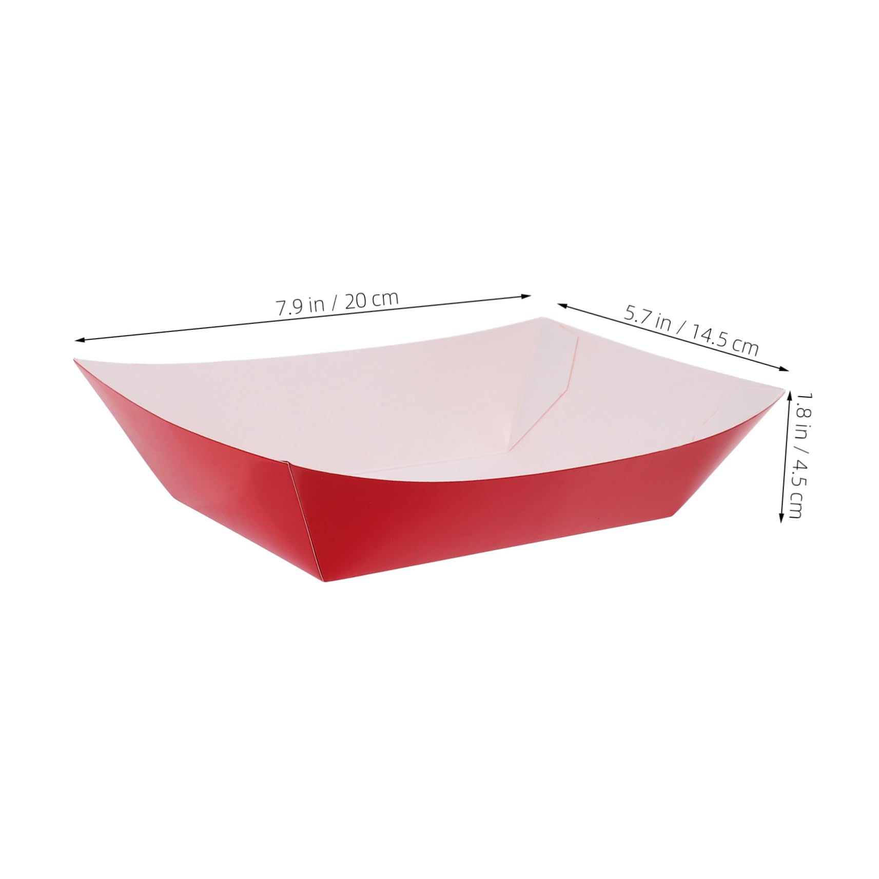 SOLUSTRE Stylish Portable Party Plate Holder Carnival Food Trays Hot Dog Container for Family Gatherings