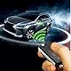 Universal Auto Alarmanlage, Wireless Auto Alarmanlage Sicherheitssystem Schutz Diebstahlsicherung Keyless Entry mit 2 Fernbedienungen Sirene
