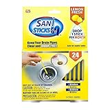 Sani Sticks 24-Pack, As Seen on TV - Cleaning and Sanitation Sticks l Water Flowing and Pipes Odor-Free (Lemon Scent)