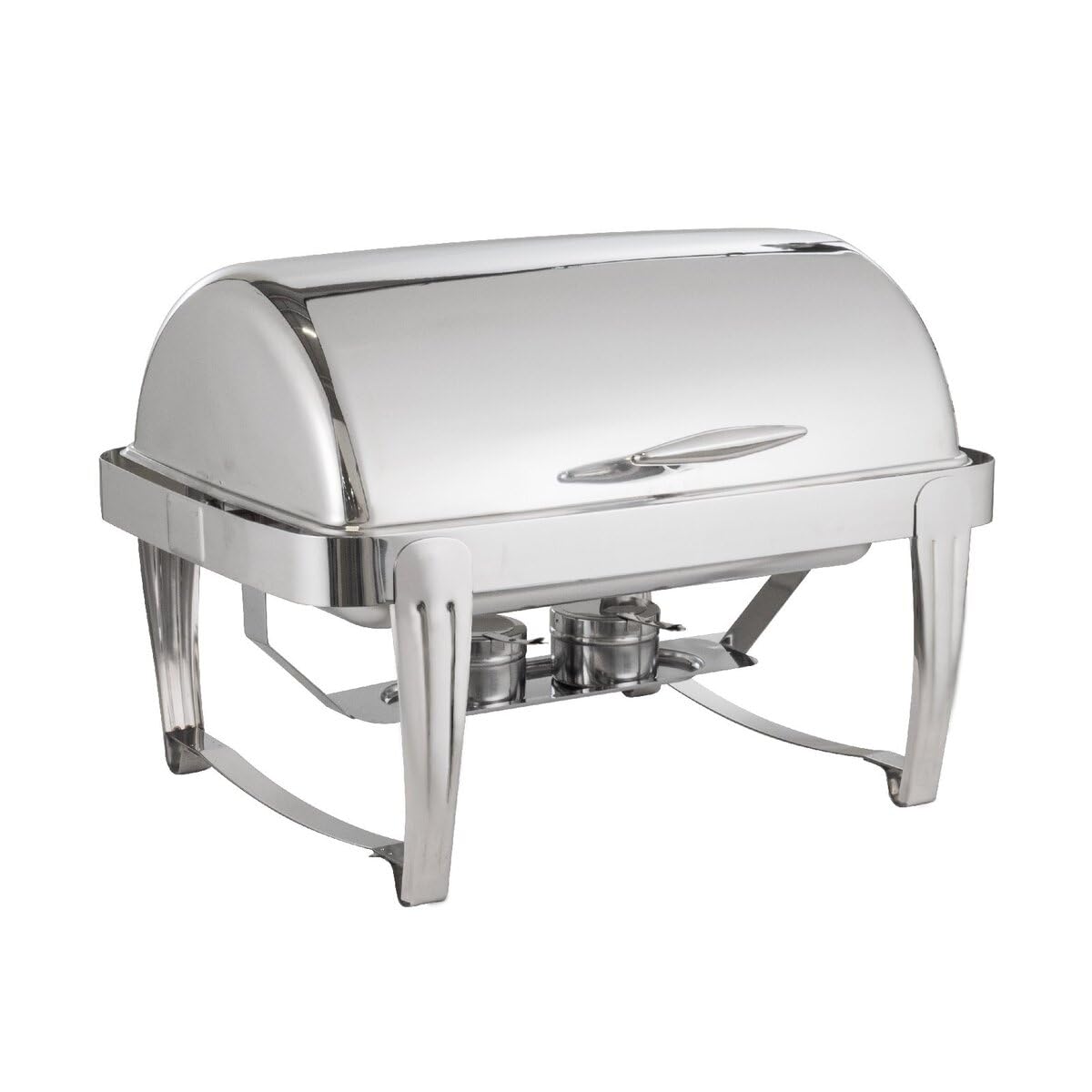 GastroHero Chafing Dish ECO GN 1/1 Edelstahl Rolltopdeckel Gastronomiebedarf