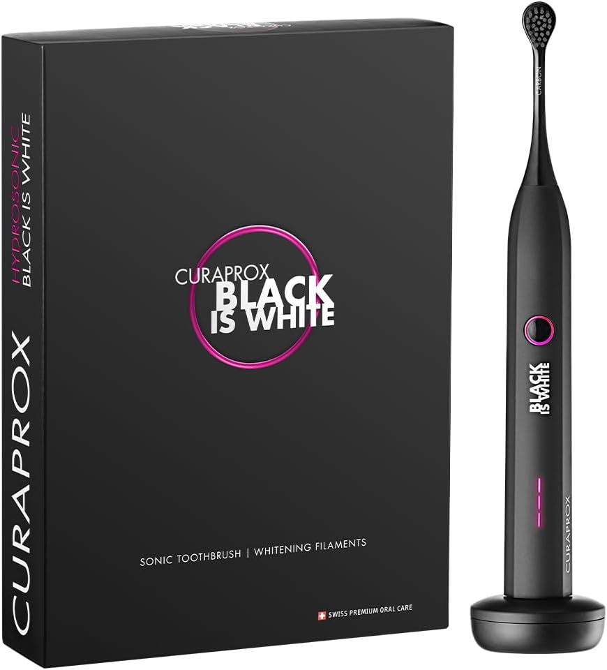 Black is White Hydrosonic Electric Toothbrush