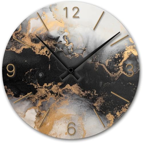 Horloge de Ligne Basic avec mécanisme silencieux Giallobus 30x30 acrylique