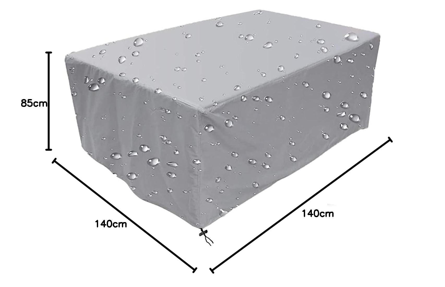 Patio Furniture Covers Customizable size Rectangular Patio Furniture Covers, 300D Oxford Polyester material Windproof, Anti-UV,Durable Waterproof Dustproof Outdoor Cover for Garden — view 5