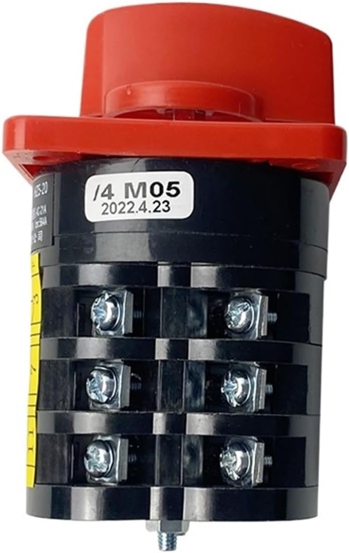 20A 4KW 3 Position Rotary Switch 3 Poles 12 Terminals Transfer Silver Contact Changeover Cam Selector HZ5-20/4 M05