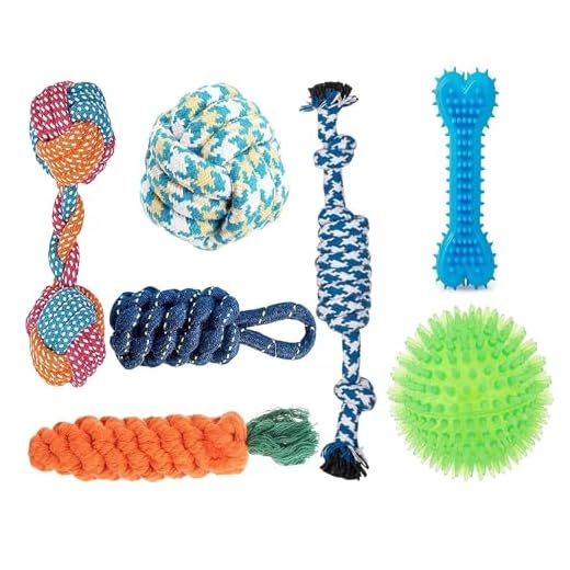 Agirav Dog Rope Toys + Dog Toys + Chew Toys + Toys for Puppy + Chew Hard Spike Bone for Dog + Dog Cotton + Poly Mix Chew Toys, Combo Pack of 7 (Color May Vary)